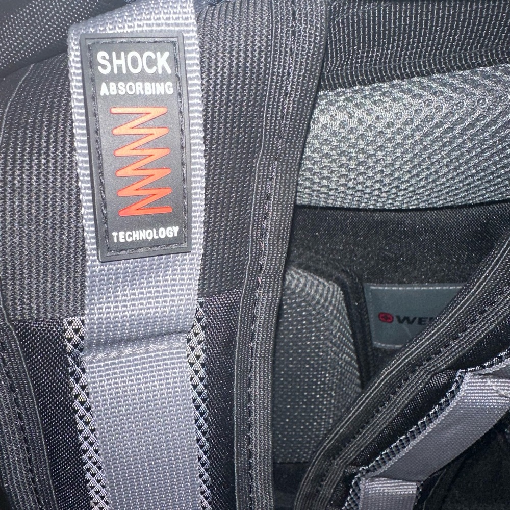 SwissGear WENGER Synergy Pro 16 inch Laptop Backpack - Black/Gray - Picture 6 of 7